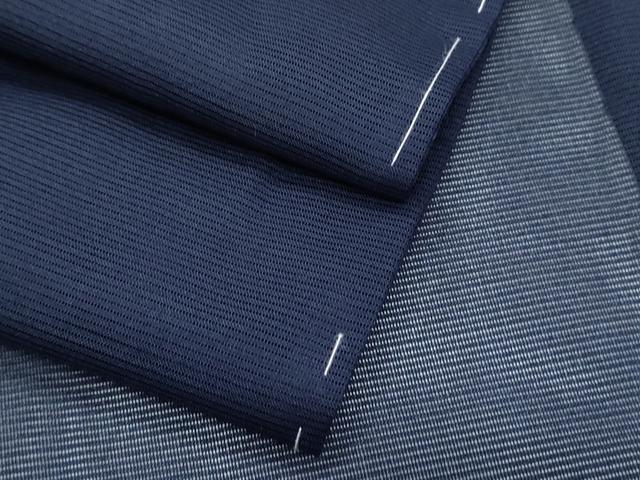 平和屋着物*夏物 色無地 絽 紫黒色 未使用 CABI1394th
