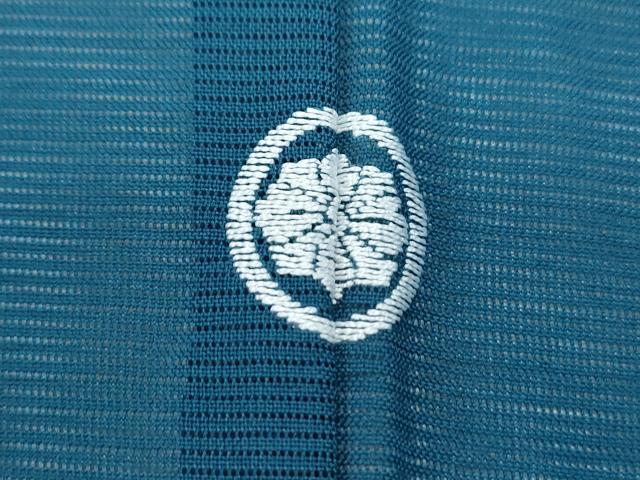 平和屋着物*夏物 色無地 絽 高麗納戸色 洗える着物 CABI1395th