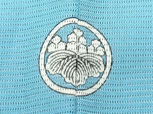平和屋着物*夏物 色無地 絽 空色 さんび謹製 洗える着物 CABI1400th