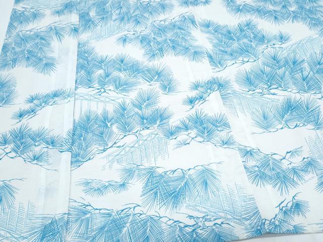 平和屋着物*夏物 小紋 絽 松 洗える着物 CABI1414th