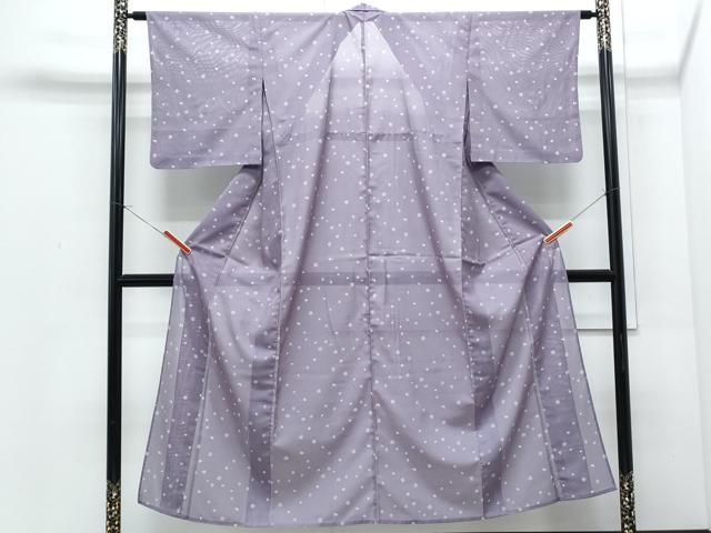 平和屋着物*夏物 小紋 絽 吉祥文 洗える着物 CABI1417th