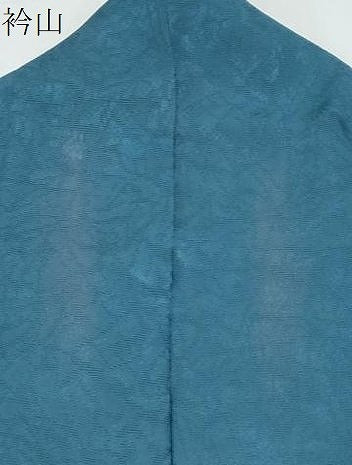 平和屋着物*夏物 色無地 霞文紗 藍色 正絹 逸品 CABI1437th