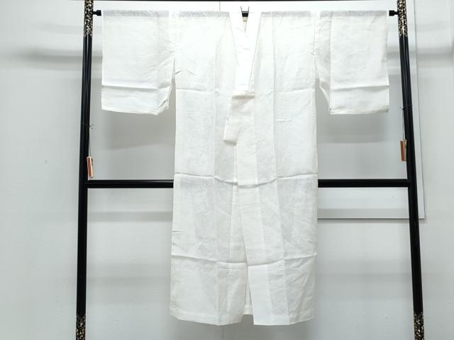 平和屋着物*夏物 長襦袢 草花紋紗 生成り色 逸品 CABI1452th