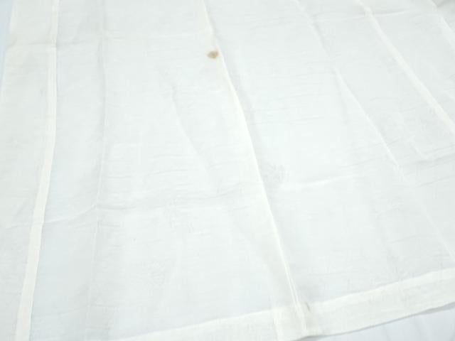 平和屋着物*夏物 長襦袢 籬花紋紗 生成り色 逸品 CABI1454th