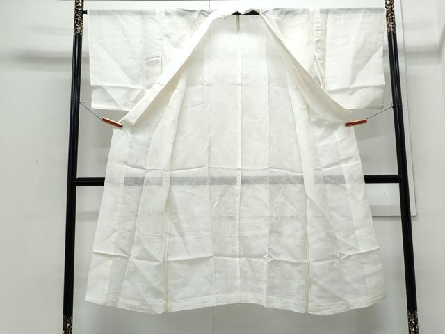 平和屋着物*夏物 長襦袢 枝花紋紗 生成り色 逸品 CABI1458th