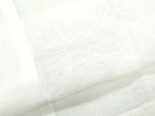 平和屋着物*夏物 長襦袢 枝花紋紗 生成り色 逸品 CABI1458th