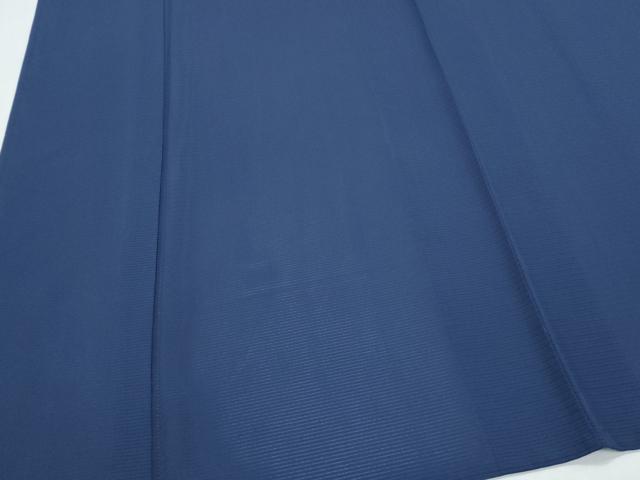 平和屋着物*夏物 色無地 絽 濃藍色 正絹 逸品 CABI1460th