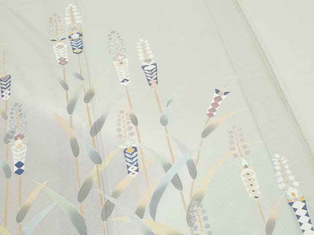 平和屋着物*夏物 訪問着 友禅 絽 吉祥花文 正絹 逸品 CABI1464th