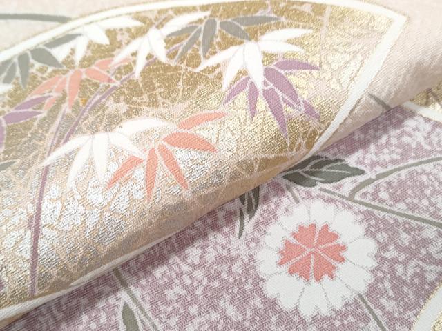 平和屋着物●訪問着 地紙花文 暈し染め 金彩 正絹 逸品 CABI1466th