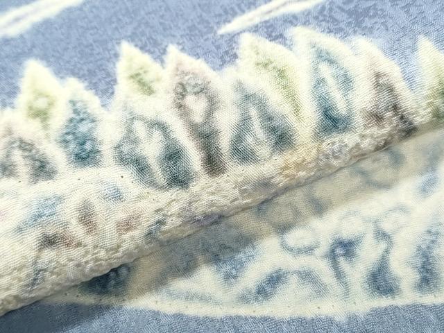 平和屋着物●訪問着 おぼろ染め 重ね絞り 遠山文 暈し染め 正絹 逸品 CABI1471th