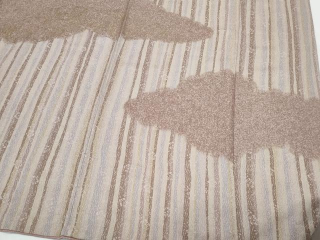 平和屋着物●訪問着 相良刺繍 雲取り花文 暈し染め 金彩 正絹 逸品 CABI1481th