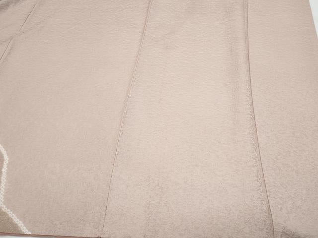平和屋着物●訪問着 絞り 刺繍 道長花紋 金彩 正絹 逸品 CABI1499th