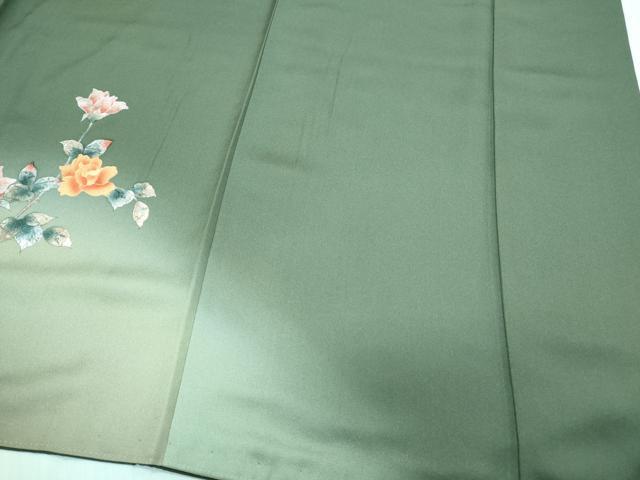 平和屋着物●訪問着 草花文 暈し染め 金銀彩 正絹 逸品 CABI1502th