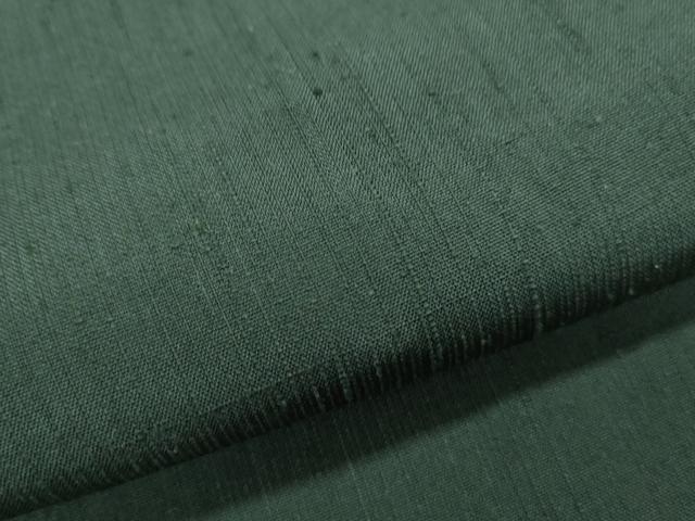 平和屋着物●上質な紬 色無地 虫襖色 正絹 逸品 CABI1512th