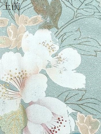 平和屋着物●訪問着 作家物 草花文 暈し染め 金彩 正絹 逸品 未使用 CABI1516th