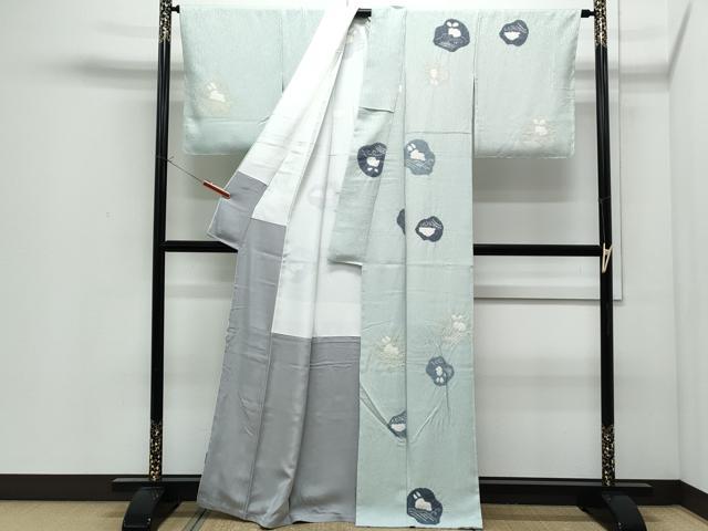 平和屋着物●上質な小紋 作家物 絞り 吉祥文 正絹 逸品 未使用 CABI1542th