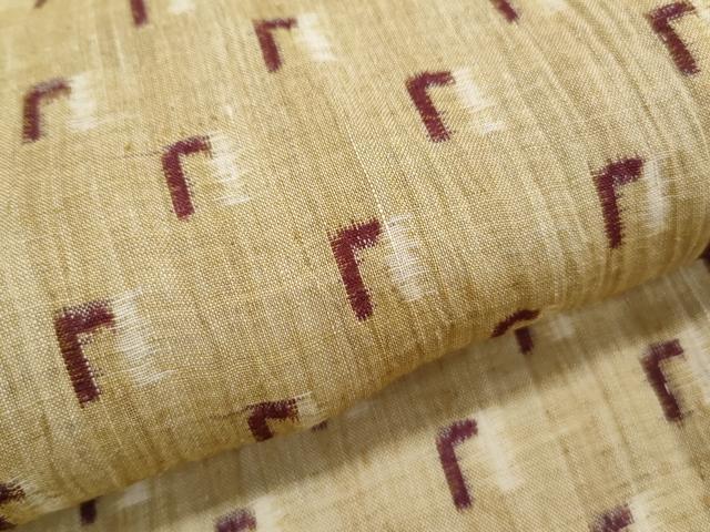 平和屋着物*夏物 本場小千谷ちぢみ 吉祥文 麻 逸品 CABI1570th