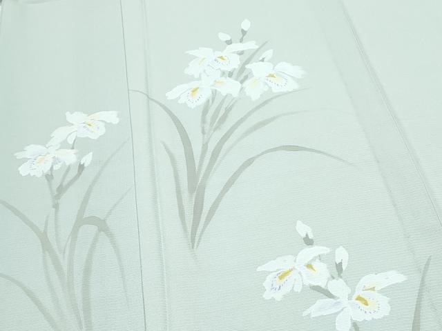 平和屋着物*夏物 訪問着 手描き 絽 草花文 正絹 逸品 CABI1580th