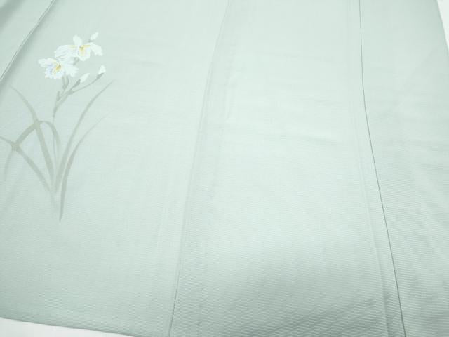 平和屋着物*夏物 訪問着 手描き 絽 草花文 正絹 逸品 CABI1580th