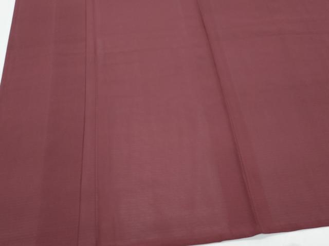 平和屋着物*夏物 色無地 絽 葡萄茶色 正絹 逸品 未使用 CABI1592th