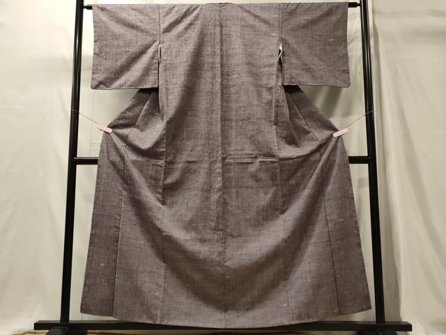 平和屋着物■上質な紬 幾何学文 正絹 逸品 CABI1606oy
