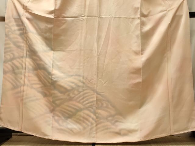 平和屋着物■訪問着 立波文 暈し染め 正絹 逸品 CABI1611oy