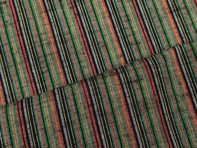 平和屋着物■上質な紬 縞 正絹 逸品 CABI1629oy