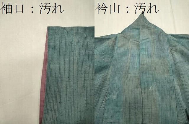 平和屋着物■上質な紬 霞文 正絹 逸品 CABI1644oy