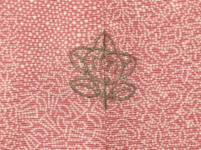 平和屋着物■江戸小紋 作家物 扇面花文 正絹 逸品 CABI1647oy