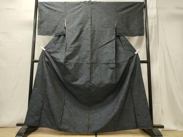 平和屋着物■本場大島紬 雲取り文 正絹 逸品 未使用 CABI1710oy