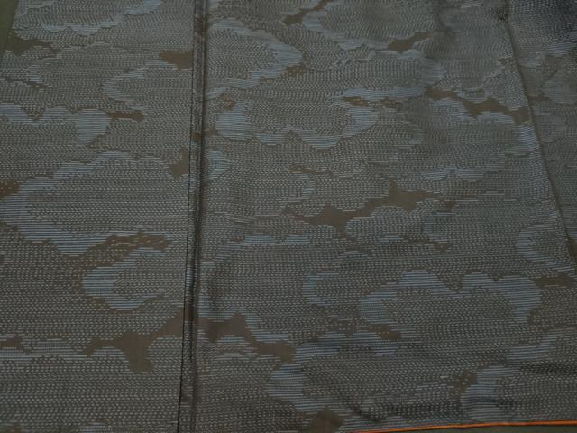 平和屋着物■本場大島紬 雲取り文 正絹 逸品 未使用 CABI1710oy