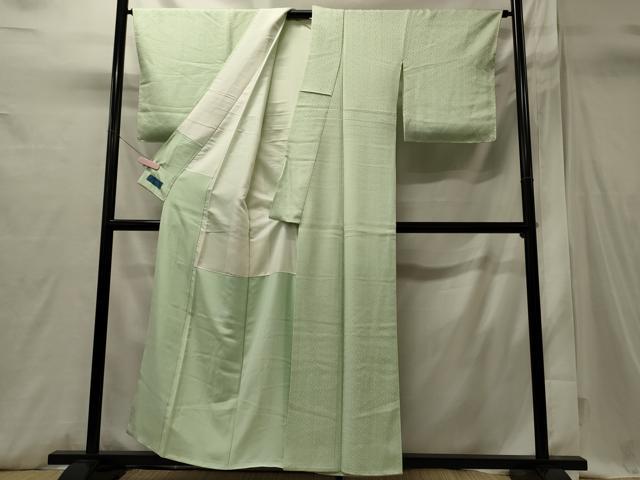 平和屋着物■上質な色無地 紗綾形地紋 夏虫色 やまと誂製 正絹 逸品 未使用 CABI1719oy