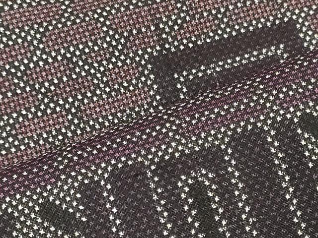 平和屋着物■本場大島紬 7マルキ 幾何学文様 正絹 逸品 未使用 CABI1768oy