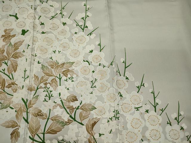 平和屋着物■訪問着 草花文 金彩 正絹 逸品 CABI1787oy