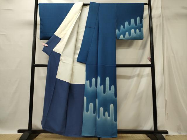 平和屋着物■訪問着 抽象文 暈し染め 正絹 逸品 CABI1788oy