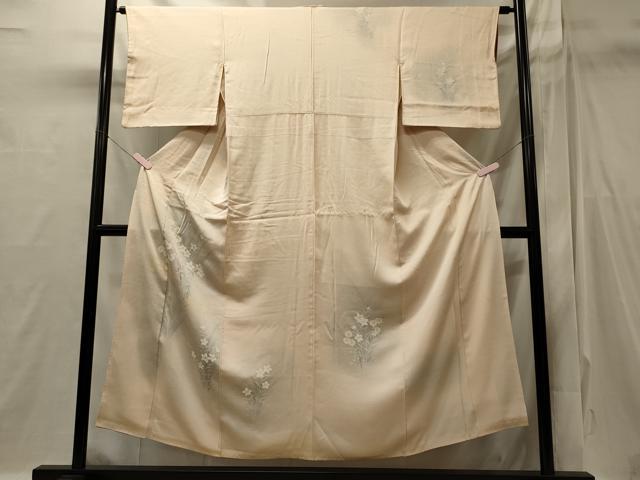 平和屋着物■訪問着 草花文 暈し染め 正絹 逸品 CABI1792oy