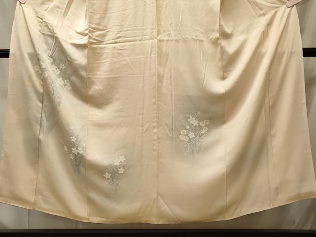平和屋着物■訪問着 草花文 暈し染め 正絹 逸品 CABI1792oy