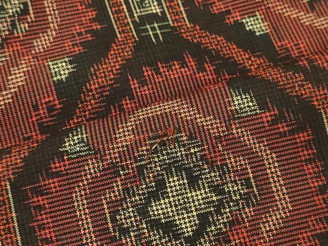 平和屋着物■本場村山大島紬 吉祥文 正絹 逸品 未使用 CABI1794oy