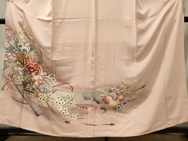 平和屋着物■豪華色留袖 駒刺繍 吉祥飾花文 暈し染め 金彩 正絹 逸品 CABI1798oy