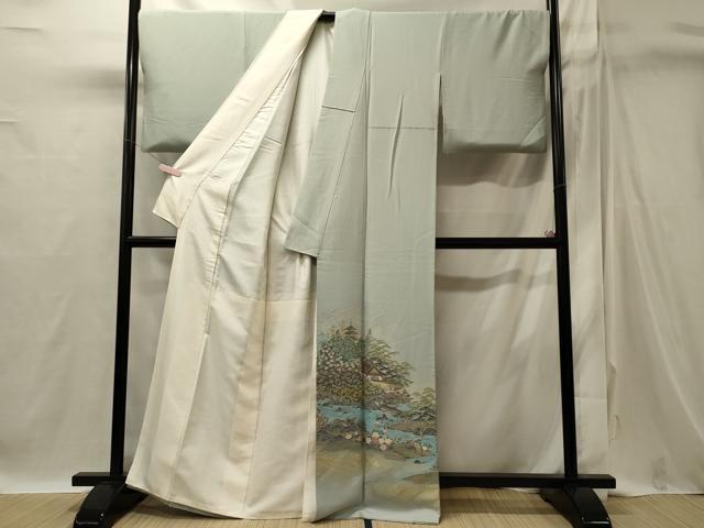 平和屋着物■豪華色留袖 寿光織 修学院離宮 金糸 正絹 逸品 CABI1801oy
