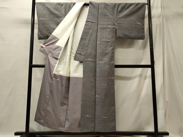 平和屋着物■上質な紬 抽象文 正絹 逸品 CABI1806oy