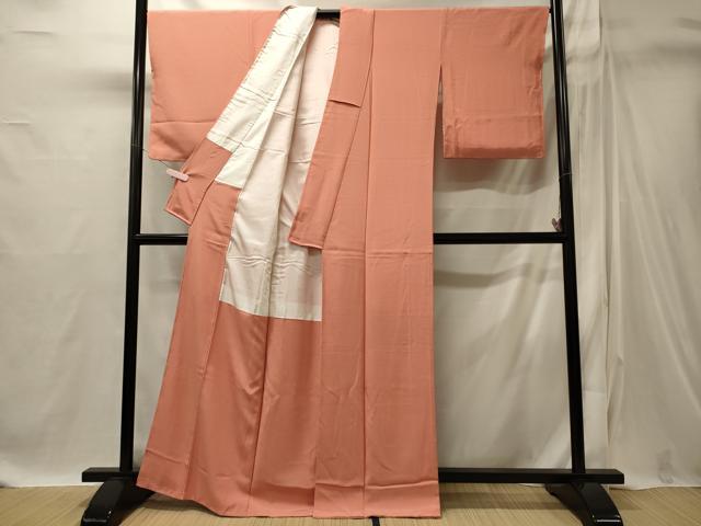 平和屋着物■上質な色無地 東雲色 正絹 逸品 未使用 CABI1819oy