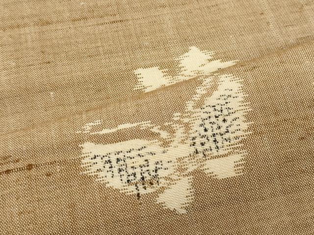 平和屋着物■上質な紬 舞蝶文 正絹 逸品 CABI1825oy