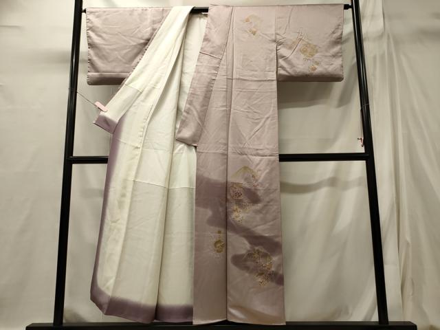平和屋着物■訪問着 陶器花文 暈し染め 金彩 正絹 逸品 CABI1839oy