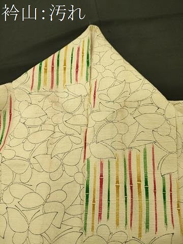 平和屋着物■上質な紬 舞蝶文 正絹 逸品 CABI1851oy