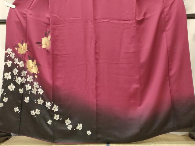 平和屋着物■訪問着 舞花文 暈し染め 金銀糸 やまと誂製 正絹 逸品 CABI1860oy