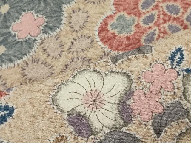 平和屋着物■上質な小紋 辻が花 正絹 逸品 CABI1874oy