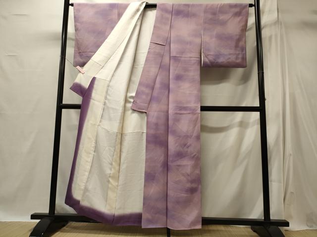 平和屋着物■上質な小紋 霞文 暈し染め やまと誂製 正絹 逸品 CABI1895oy
