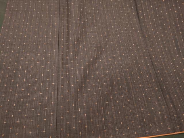 平和屋着物■上質な紬 幾何学文 正絹 逸品 CABI1897oy