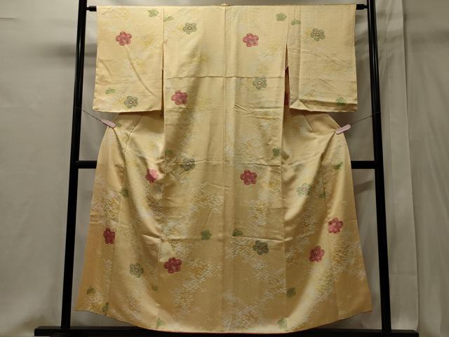 平和屋着物■上質な小紋 舞花文 暈し染め 正絹 逸品 CABI1902oy